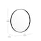 Flash Furniture 27.5" Round Black Metal Framed Accent Wall Mirror HFMHD-75G-CRE8-412315-GG - alternate 10